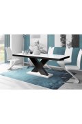 Stół Xenon 140 Dąb Artisan / Czarny Super Decor